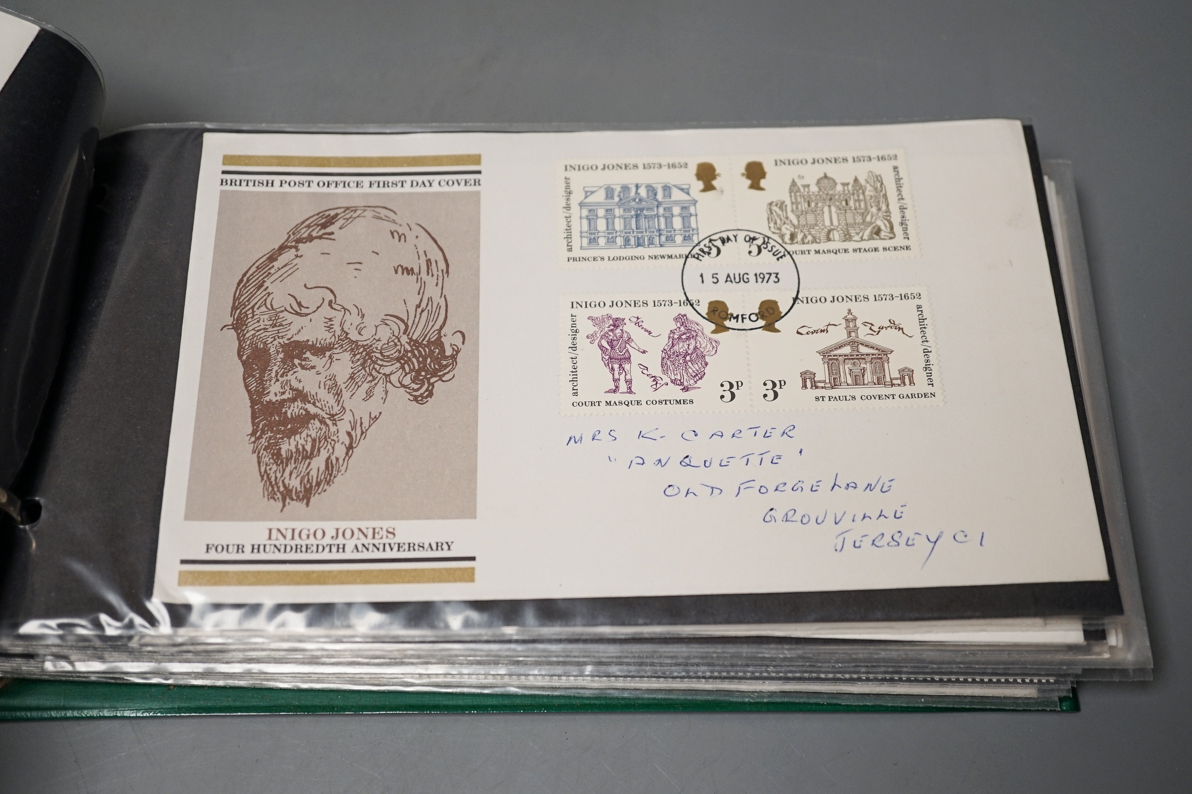 Eight albums of Royal Mail & New Zealand post First Day Covers